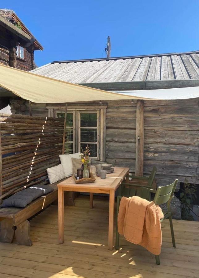 Sauefjoset - Idyllisk Gardstun Fra 1800-Tallet Skjåk Exterior foto
